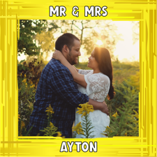 Wedding yellow swirl border photo upload Sponge Cake Topper