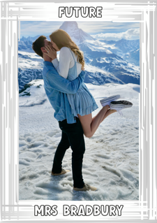 Hen do white swirl border photo upload Sponge Cake Topper