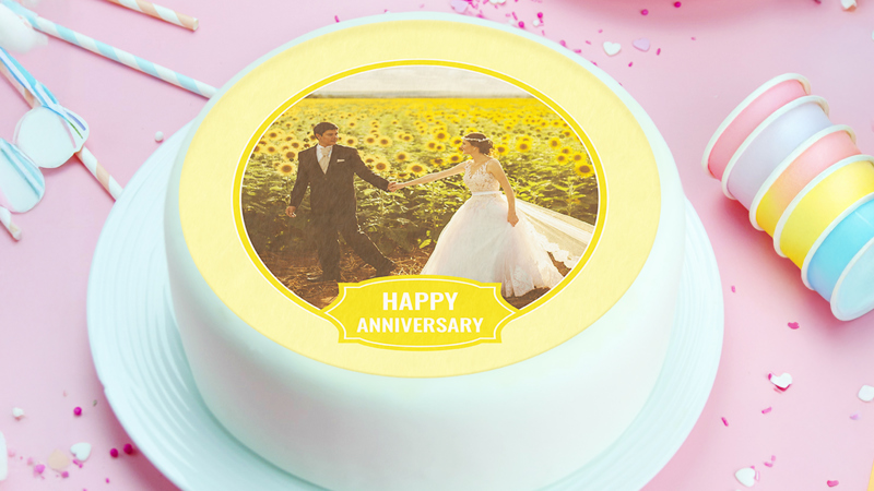 Anniversary Cake & Cupcake Toppers