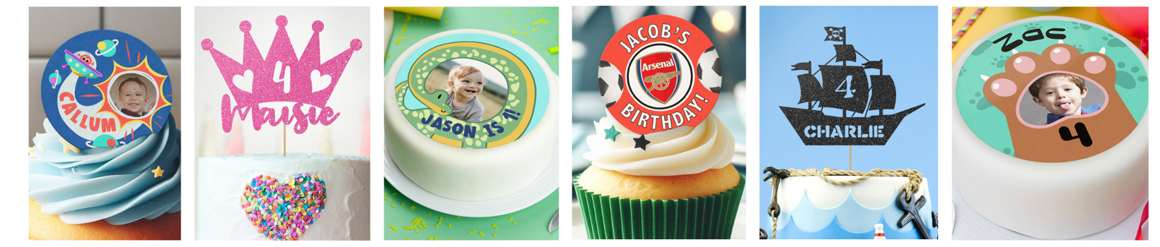 Get the Party Started with Our Brand-New Cake Toppers